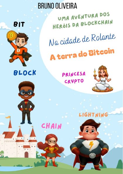 Capa de Uma Aventura dos Heróis da Blockchain